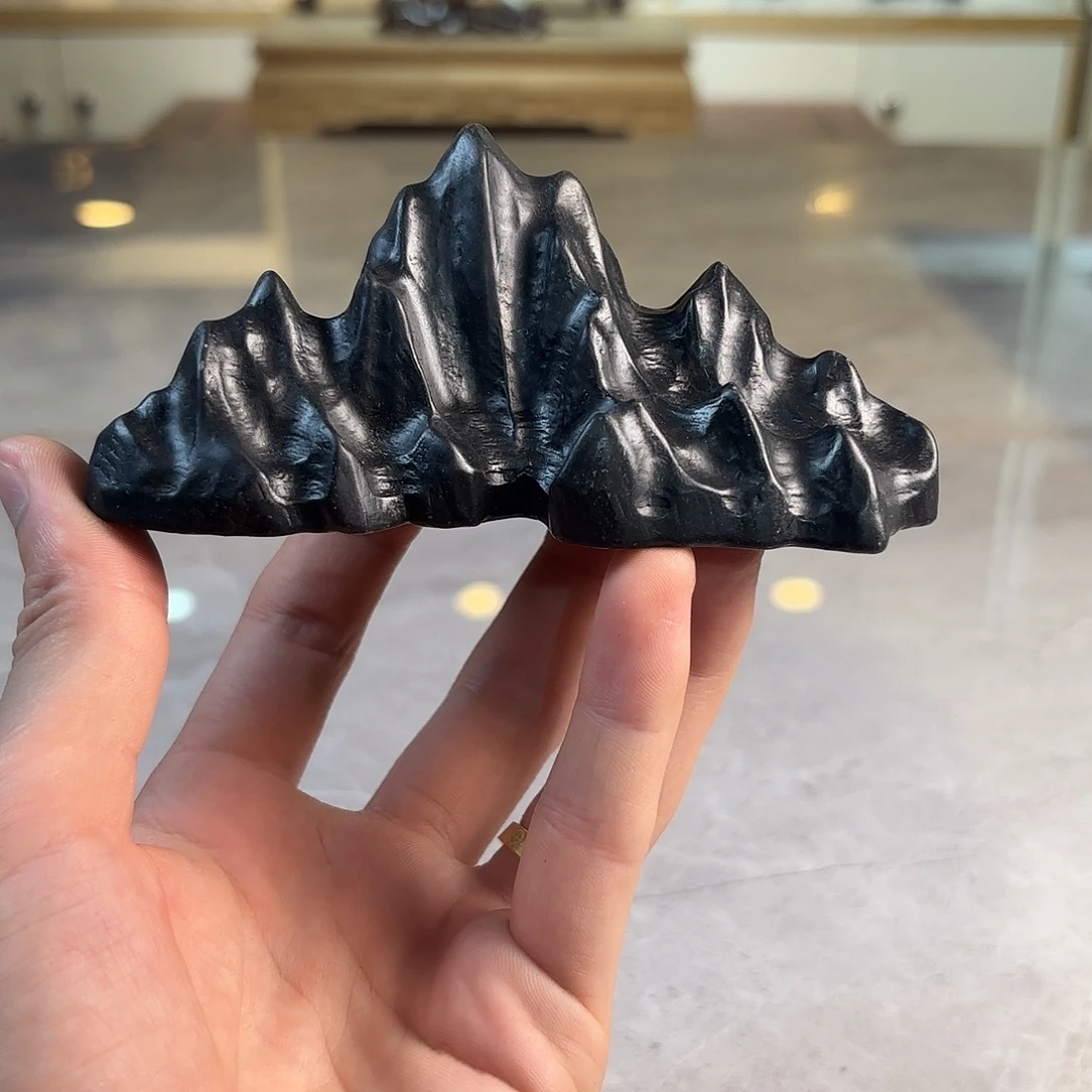 灵璧石手工雕刻奇石摆件
