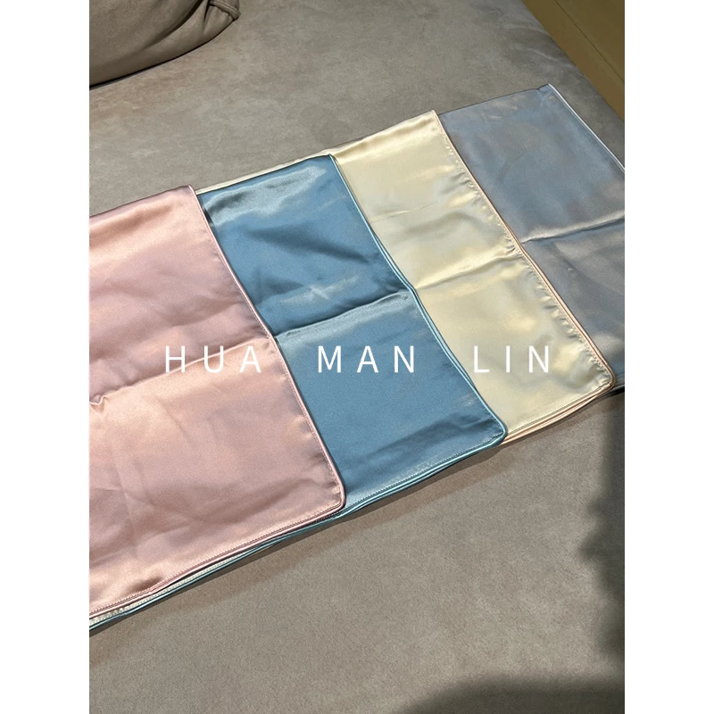 【花滿林】四色净版桑蚕丝枕巾48cm*74cm 0333【一个】