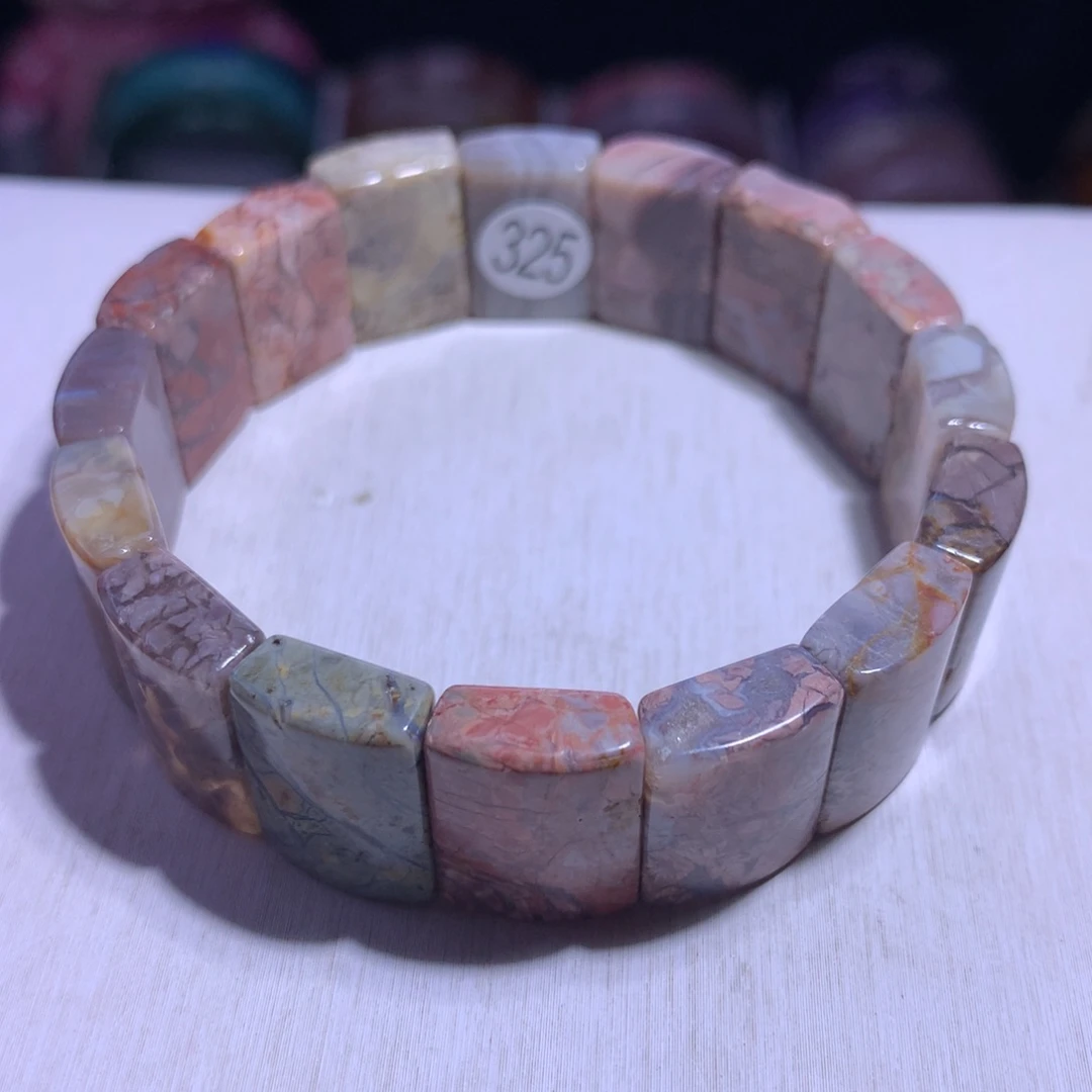 手串水晶银S925镶嵌阿拉善17m