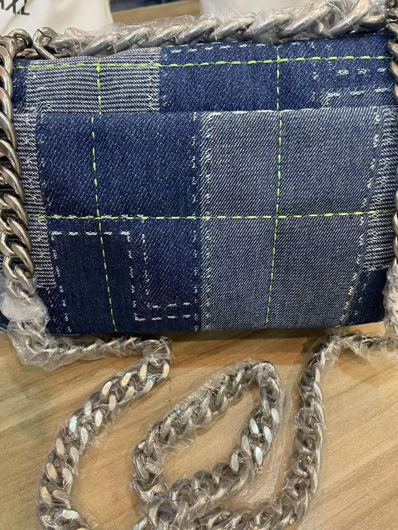 [富贵] 牛仔蓝色大包0002