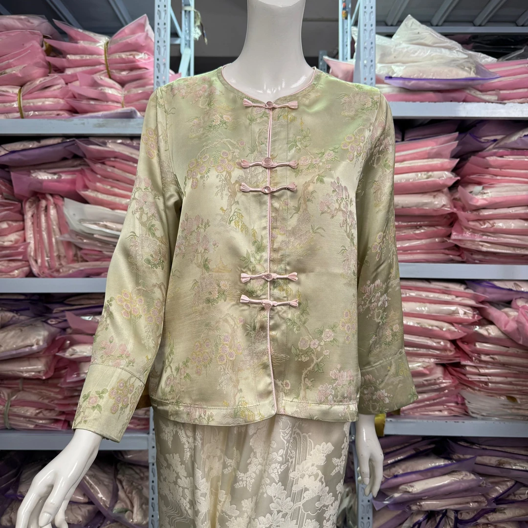 [霏月]短款新中式ins网红双面短外套立领常规