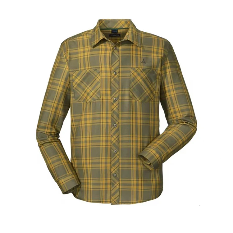 男衬衣大码男士长袖运动户外透气透气经典春夏防晒欧码衬衣