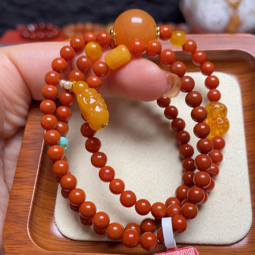 蜜蜡未镶嵌手链手串