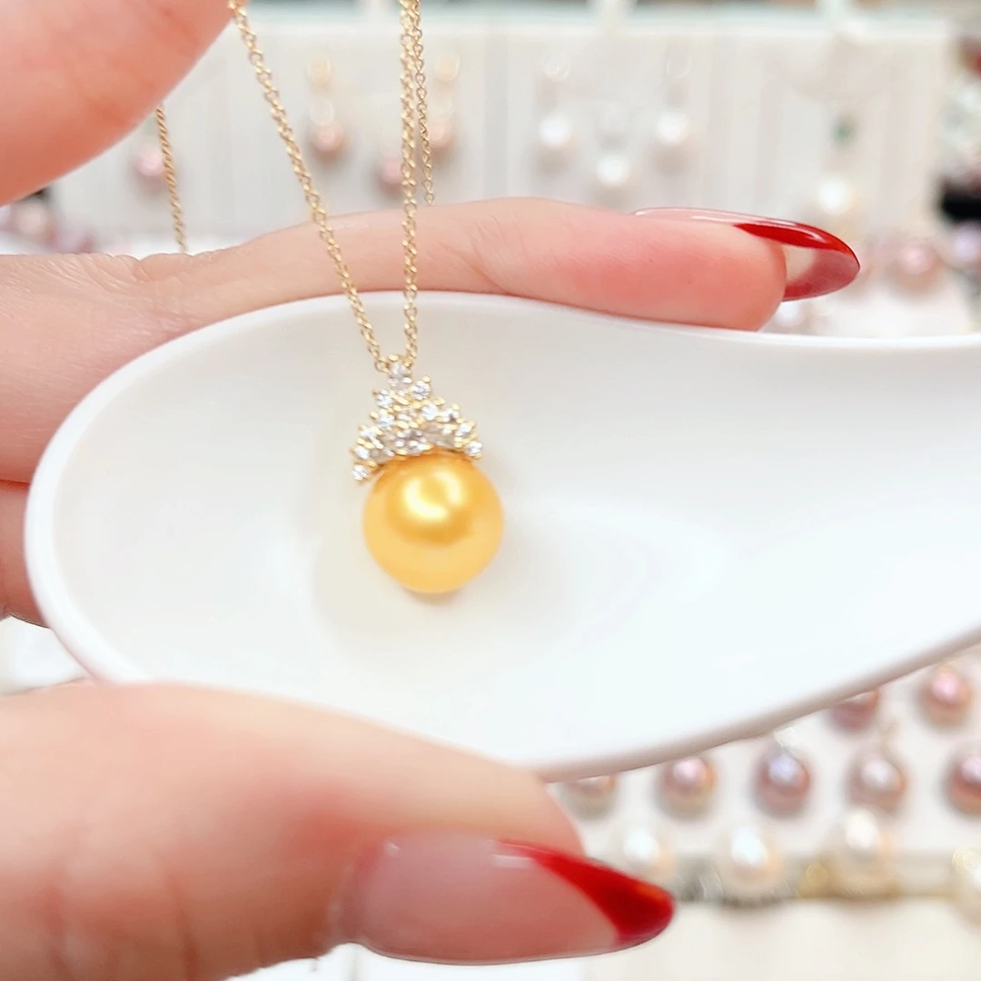 淡水珍珠合金吊坠(赠链)