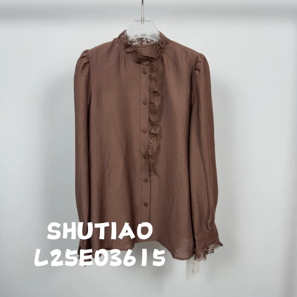 【SHUTIAO】2025夏季：新款小众设计款衬衫L25E03615