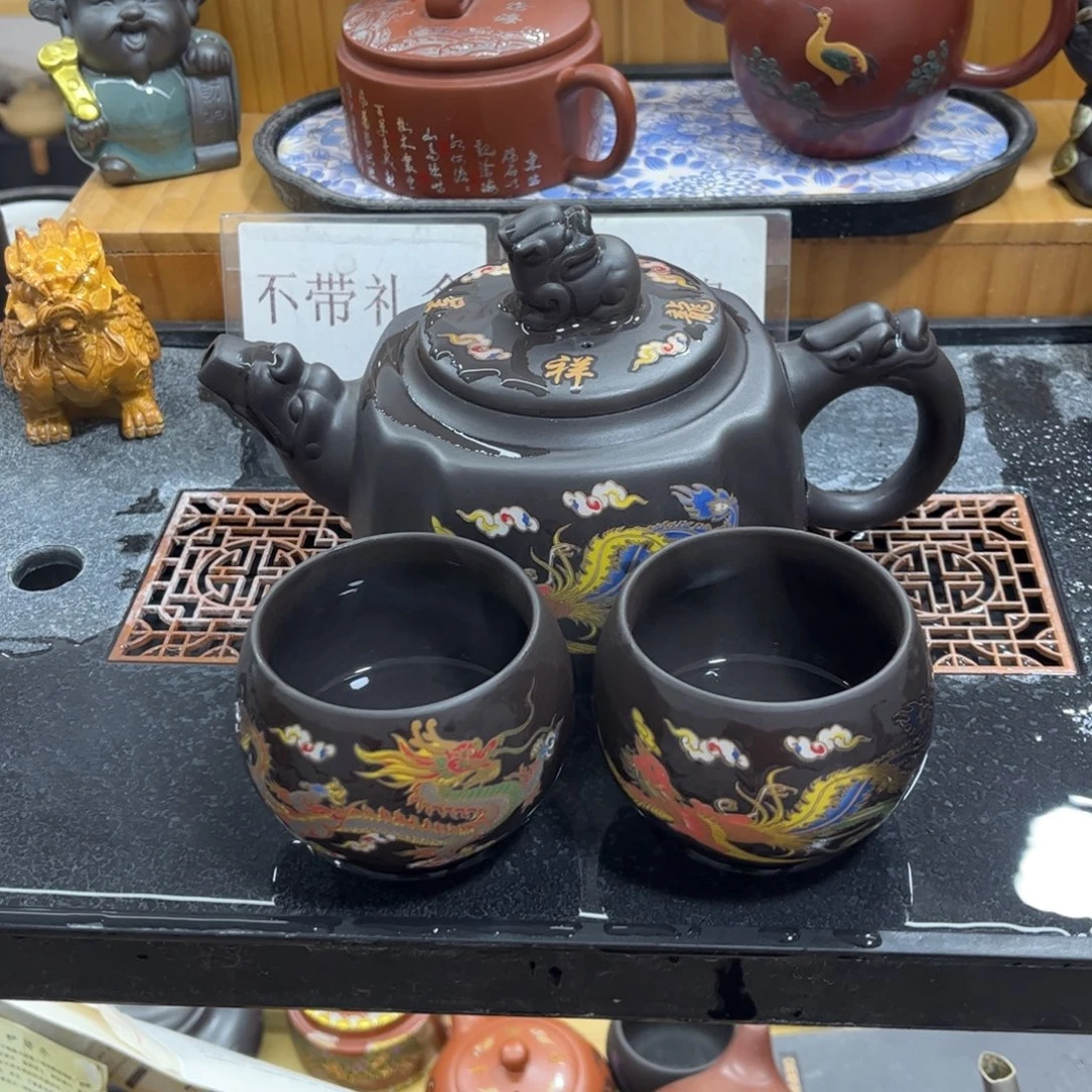 茶杯紫砂550cc4杯