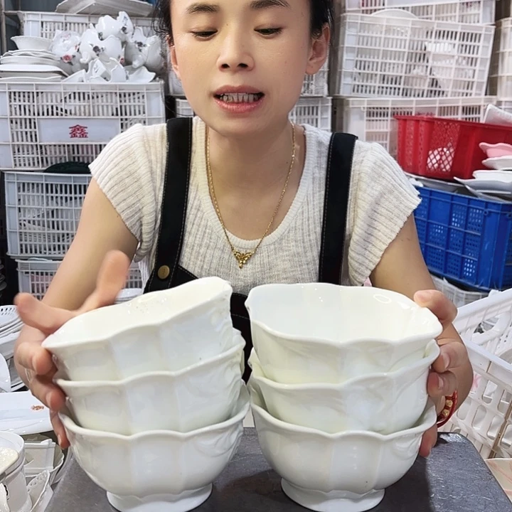 盘微瑕产品……四方米饭碗六个