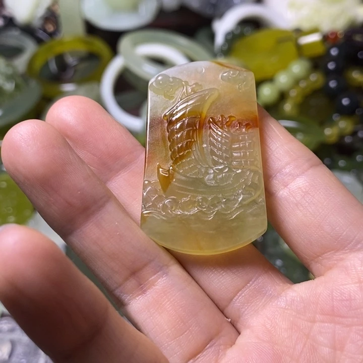 岫玉岫玉挂件未镶嵌