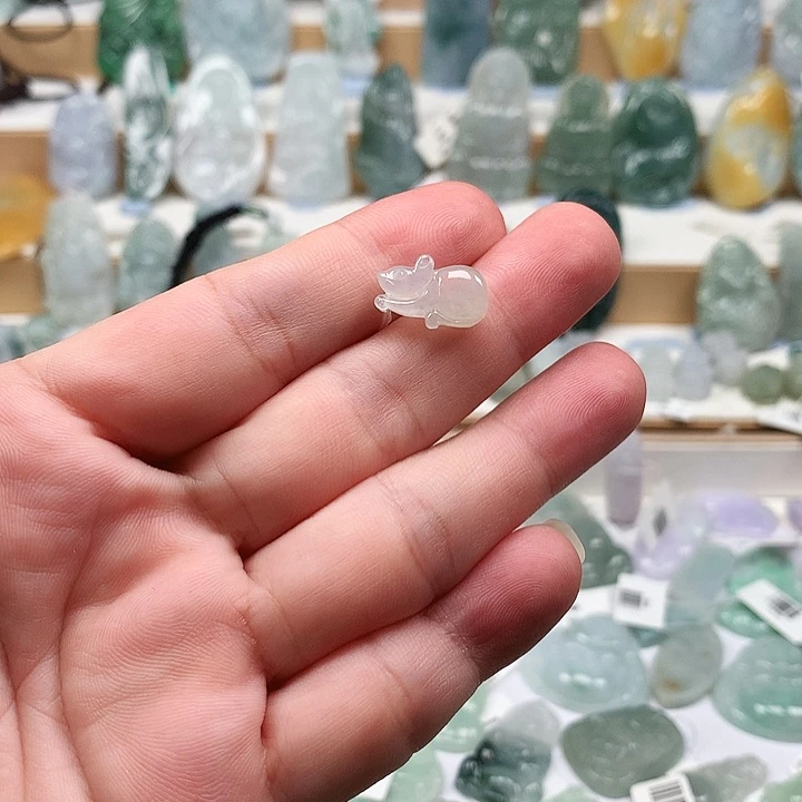 吊坠(不含链)未镶嵌翡翠30小老鼠