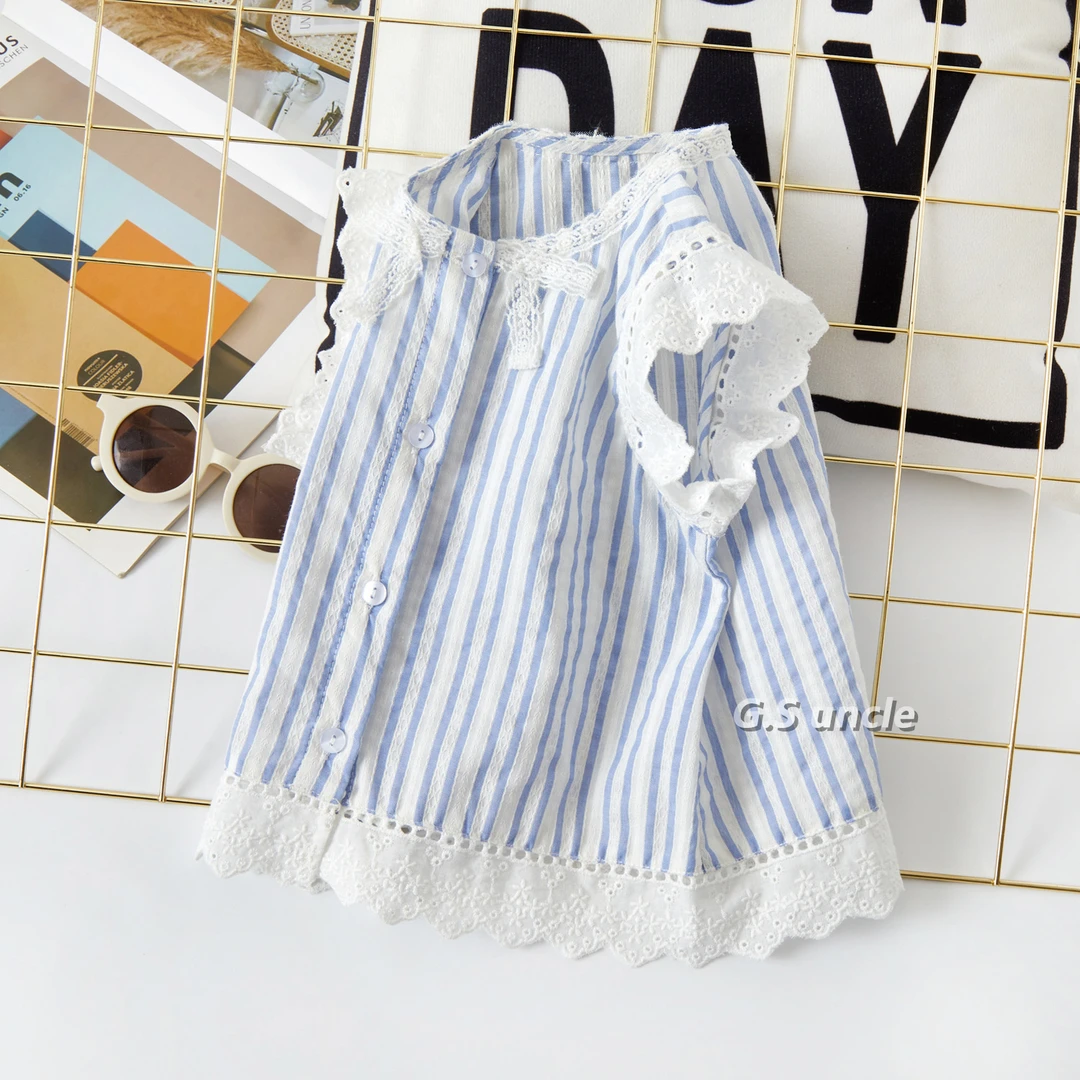 1【黎星雾】B178女童夏季短袖洋气百搭可爱宝宝