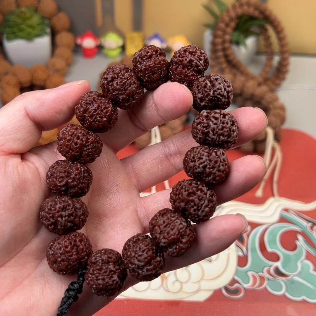 金刚菩提手串20尺寸梁产区蜂窝梅花严选头货