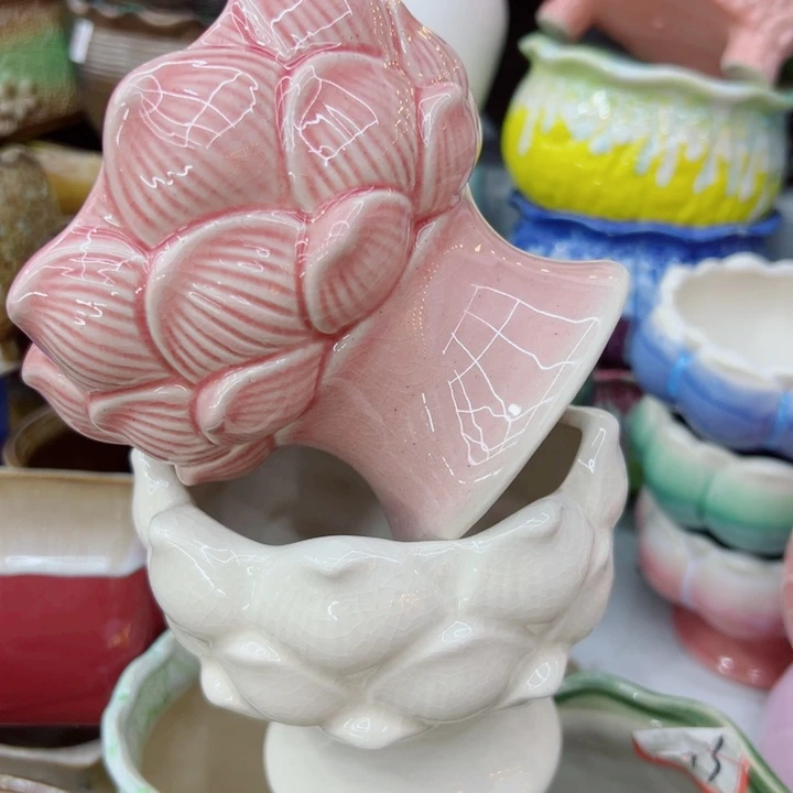 有孔，满10元发货多肉陶瓷花盆