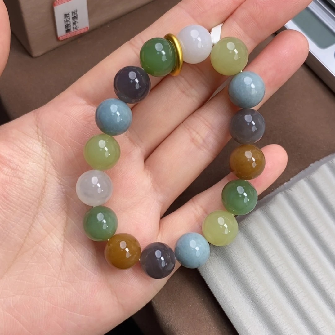 手串未镶嵌和田玉多宝手串11.9mm