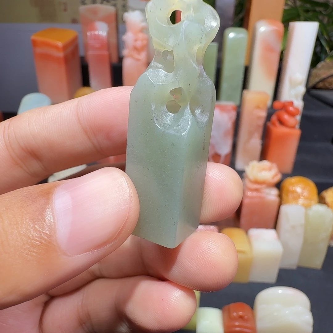 印石老挝石太湖石印章