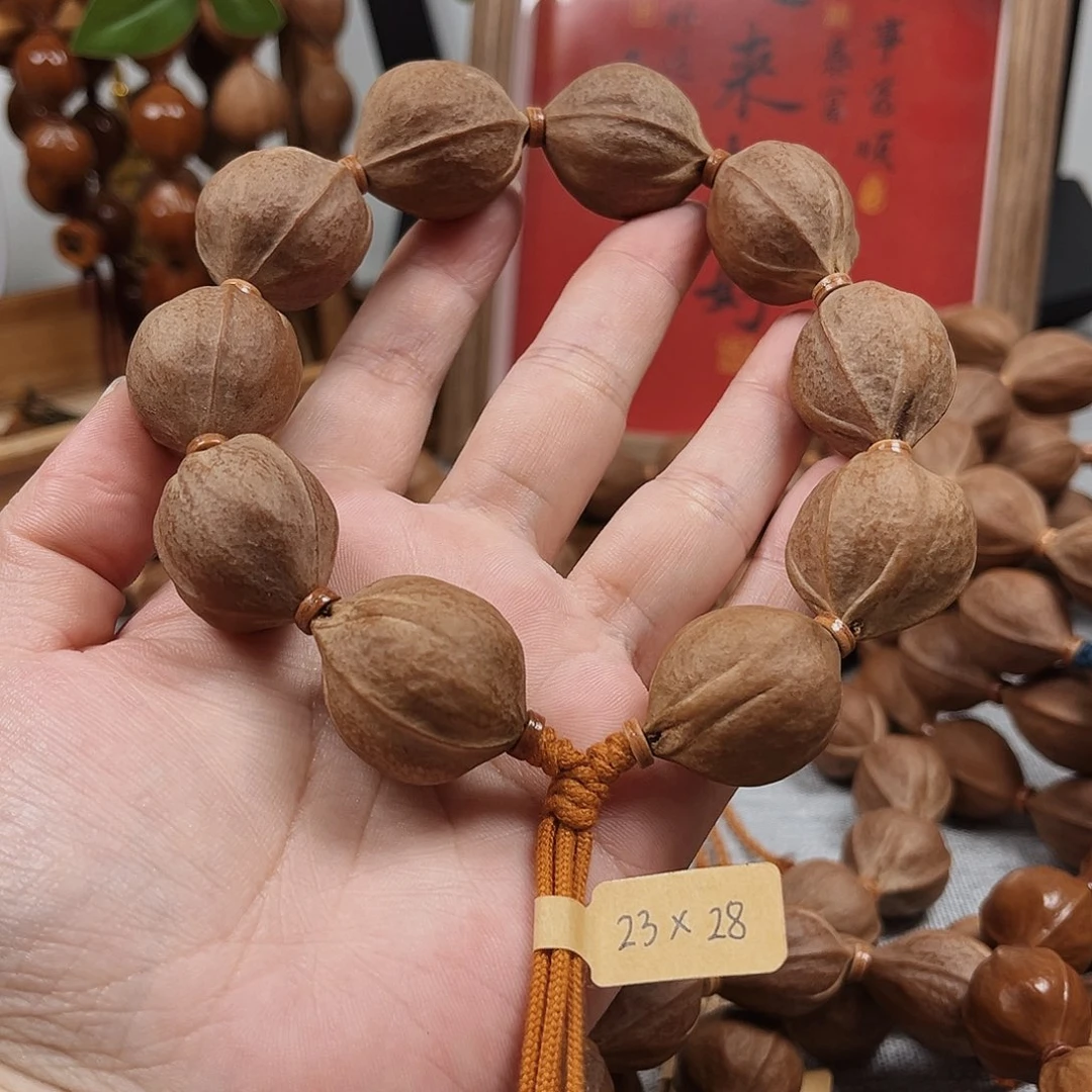 天***大橄榄核手串梅林铁核23.28橄榄核