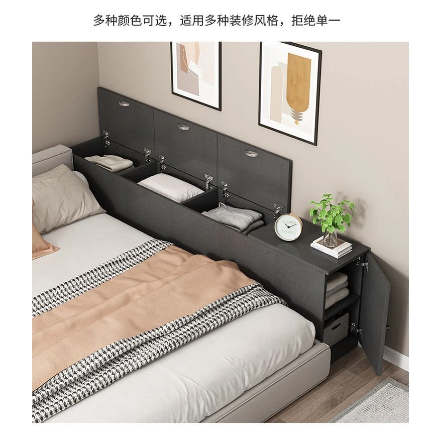 新疆包邮实木床头柜靠墙窄柜子床尾缝隙柜长条床边柜榻榻米夹缝储