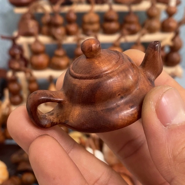 木麻梨疙瘩手工把把壶