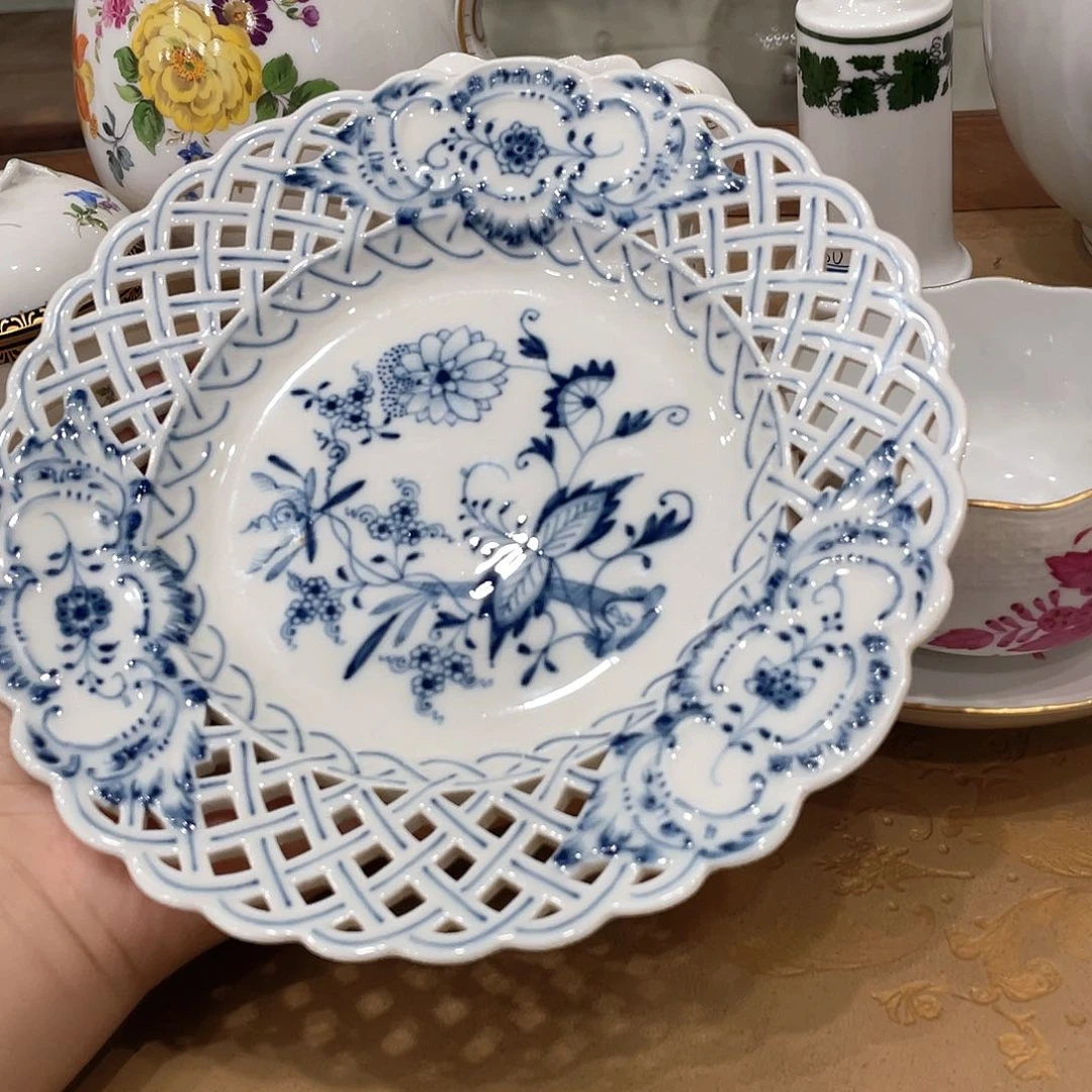 瓷片中古二等蓝洋葱
