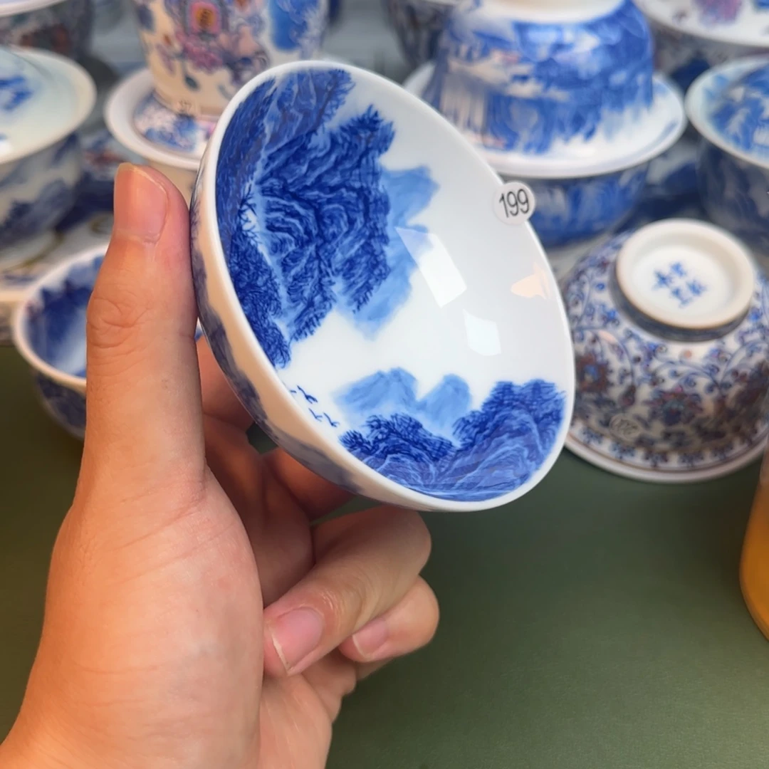 彦祖纯手工手绘茶具199