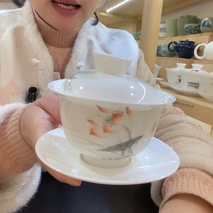 这个真好看盖碗瓷器