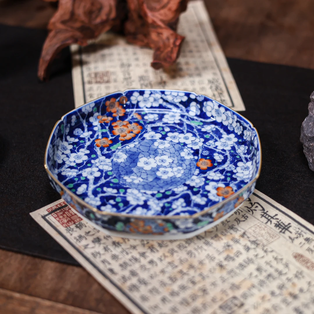 阿茶 冰梅-卓君-壶承-直径15cm（卓君S0297）