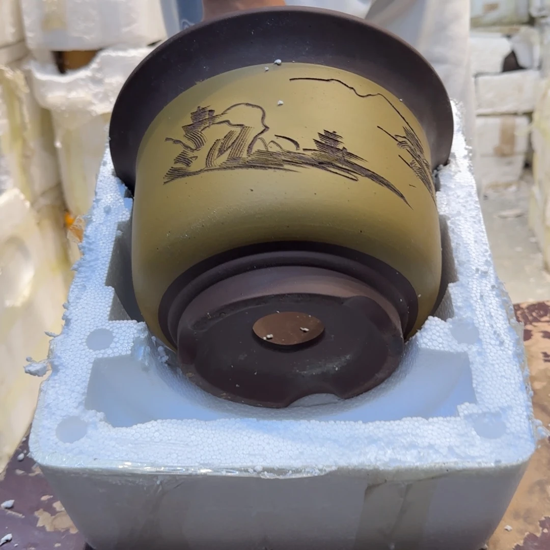 紫砂花盆瑕疵的问题