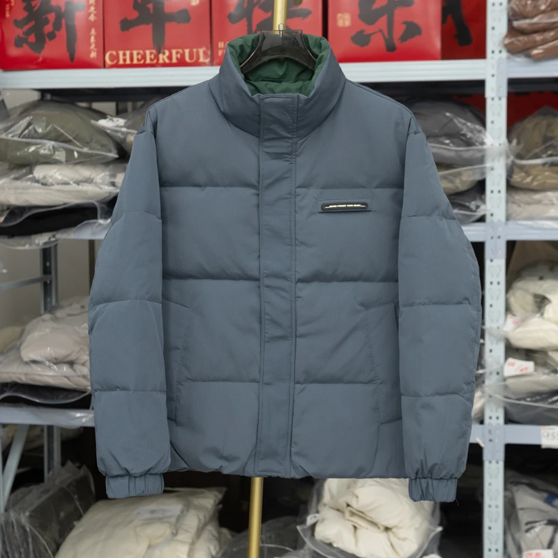 8818冬季御寒保暖男士百搭时尚运动潮流帅气短款修身棉外套