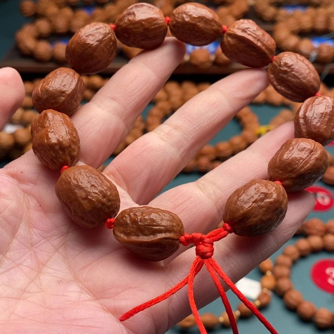 文玩核桃手串16尺寸野麻