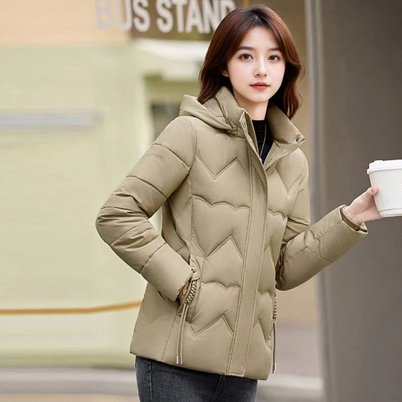 通勤短款棉衣 冬季加厚 修身显瘦保暖洋气棉服