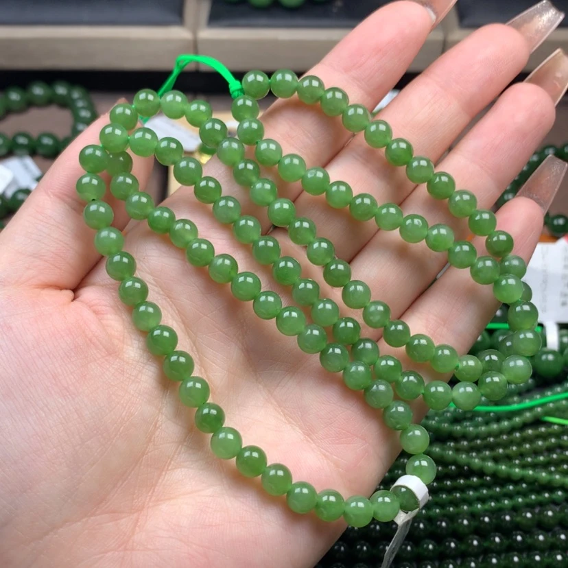 【闪购商品】和田玉（碧玉）颈饰未镶嵌6m