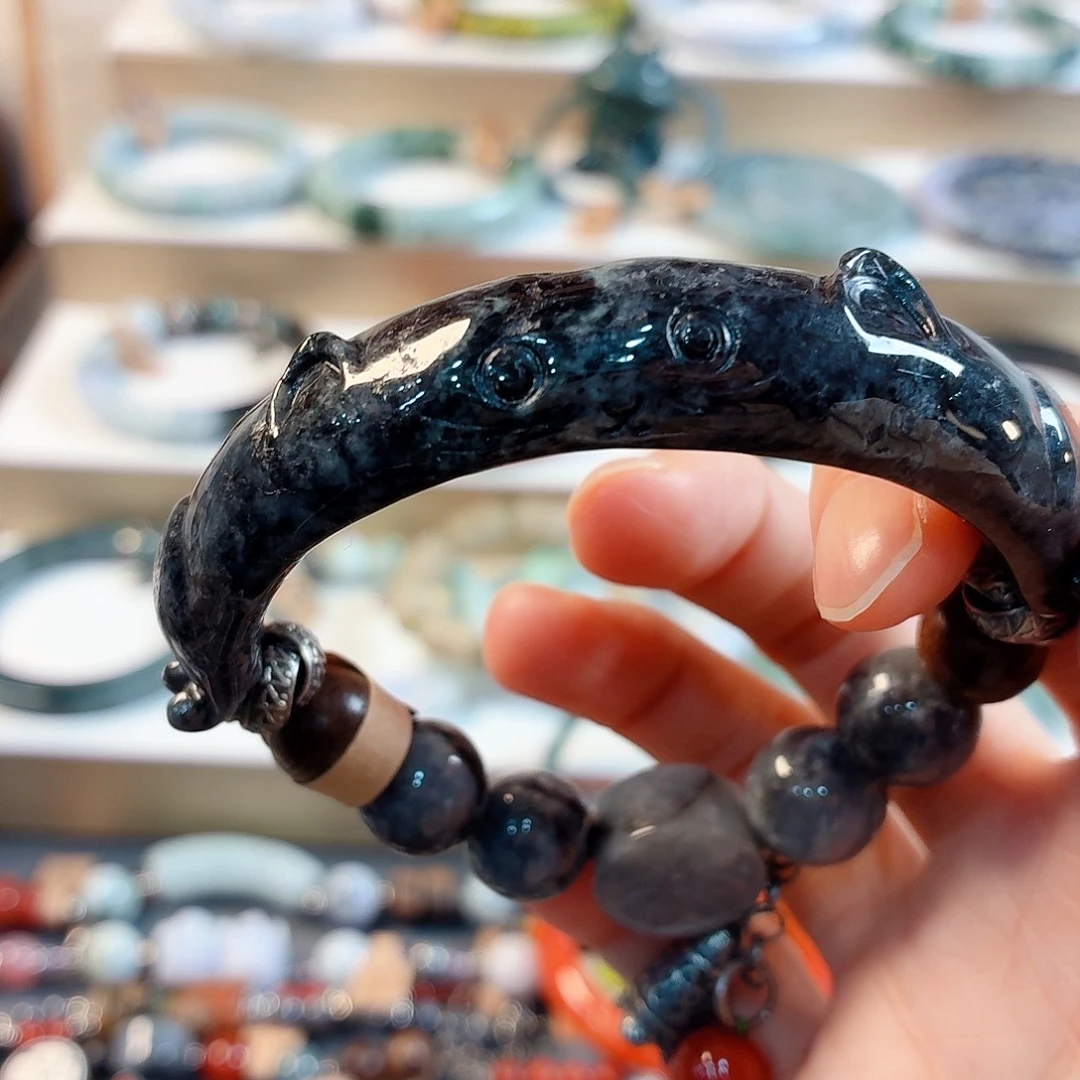 半***梦翡翠未镶嵌手链手串