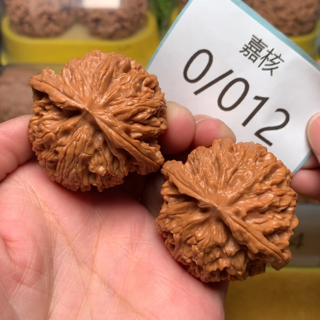 文玩核桃把件肉球苹果43