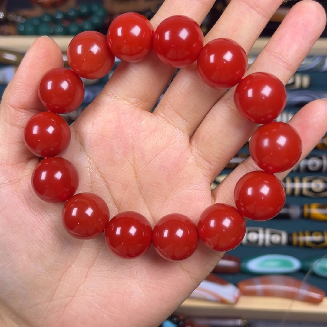 南红玛瑙未镶嵌手链