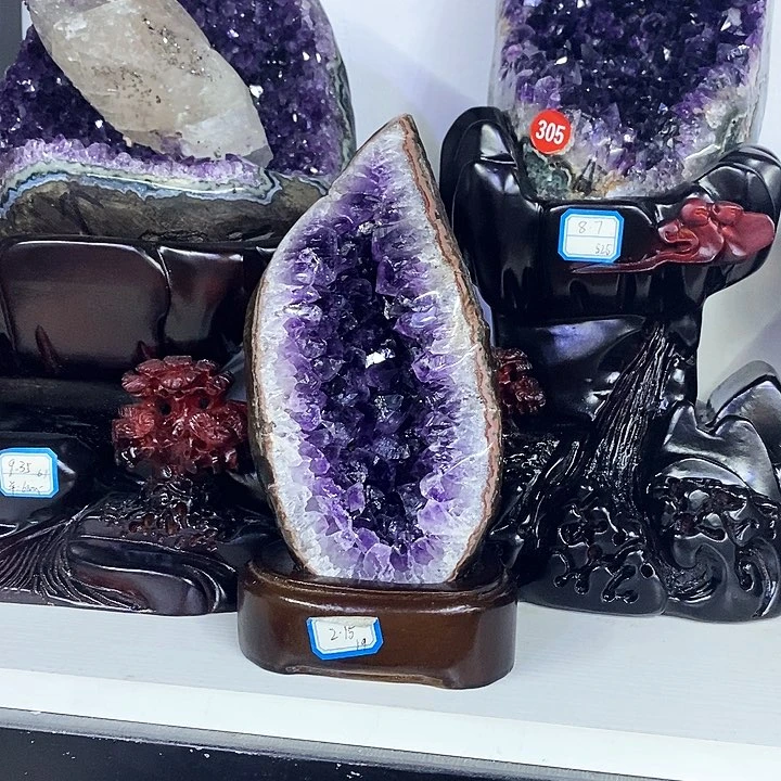 紫晶摆件未镶嵌莹