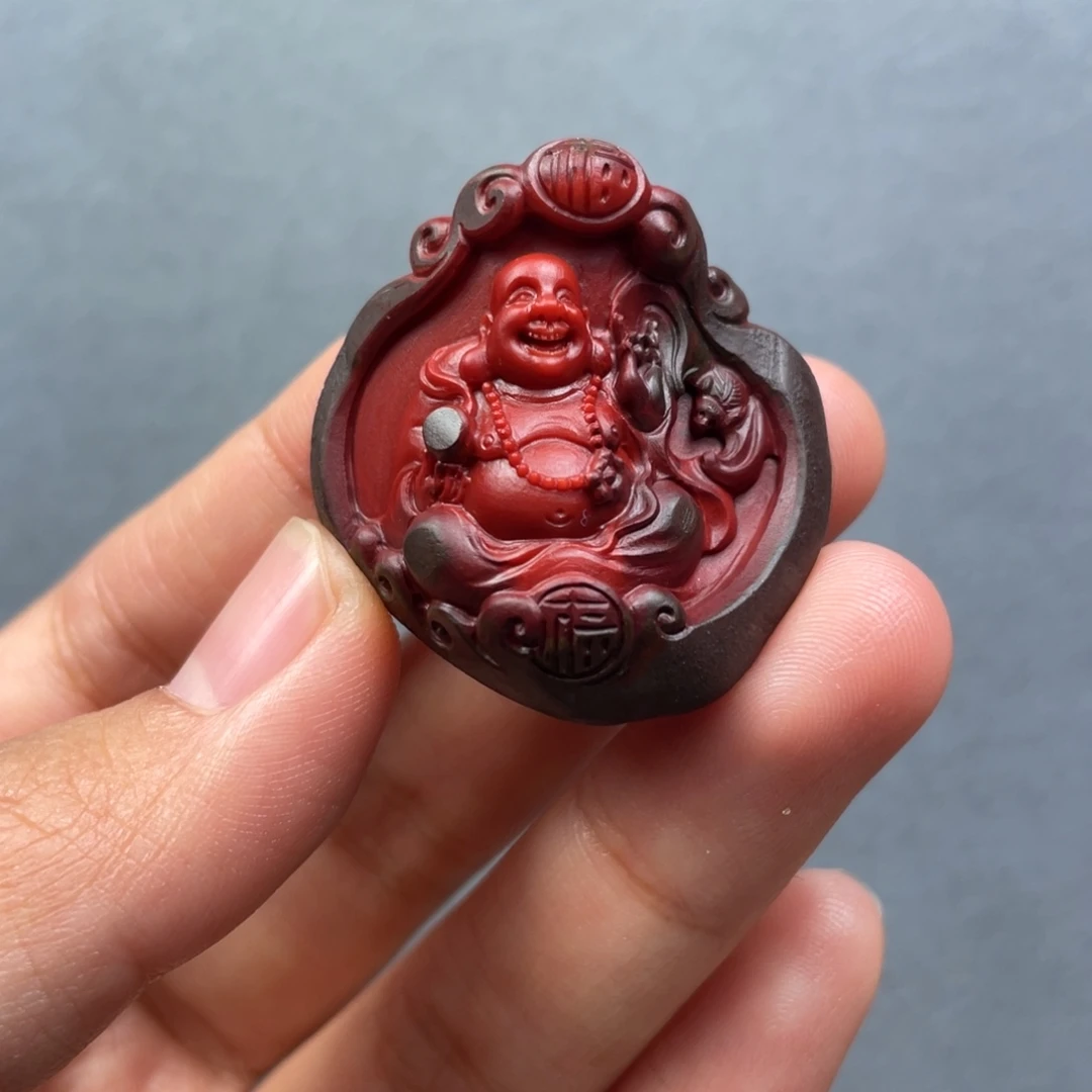 南红玛瑙未镶嵌配饰弥勒