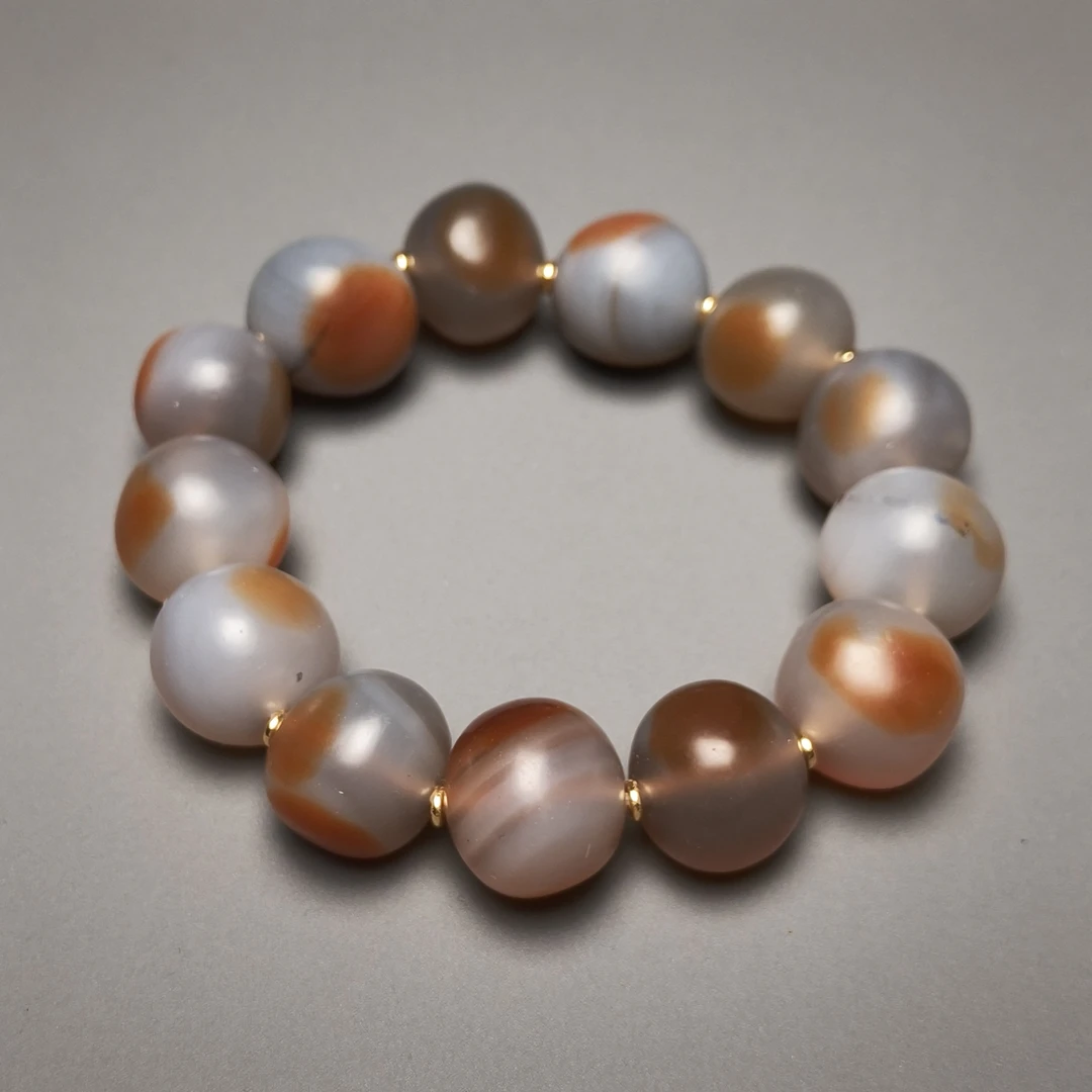 清代玛瑙手串/DZ015591/古玩/收藏/德州文物