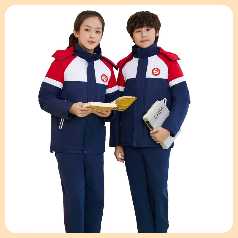 江西萍乡市中小学冬季外套学生统一校服运动男女（棉服不可脱卸）
