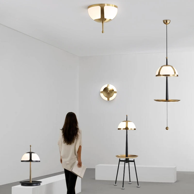 北欧风格意式现代简约个性时尚创意设计别墅卧室客厅边桌落地灯