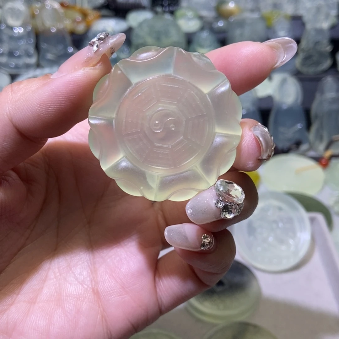 岫玉吊坠未镶嵌道****道吊坠