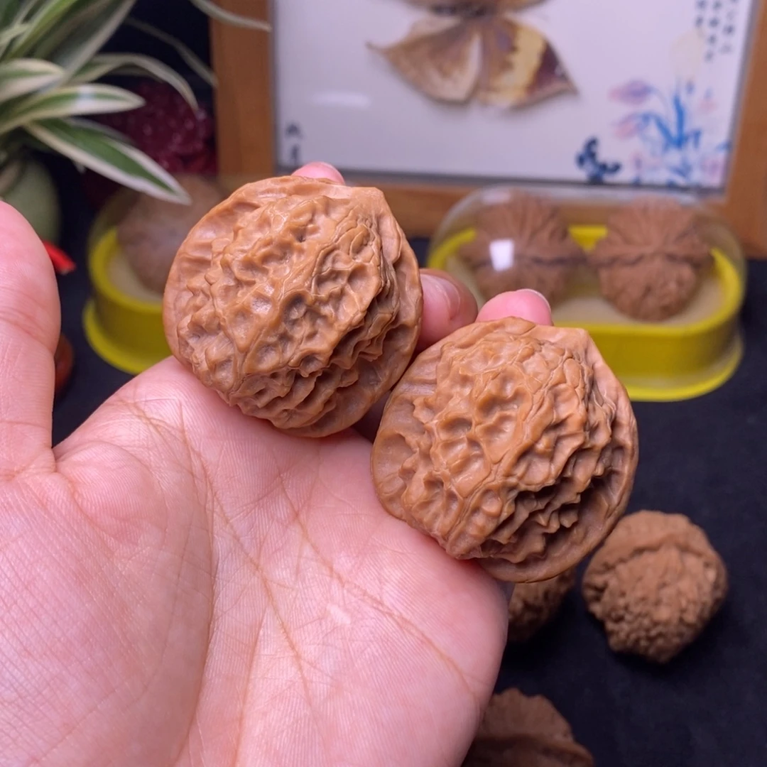 平***姓把件文玩核桃40.5玉玲珑