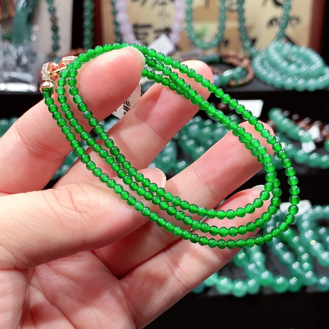 翡翠未镶嵌手链卡3