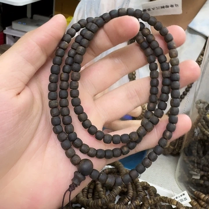 手串沉香乌身母树沉水鼓珠多圈 0.5-17 克多样性发一串