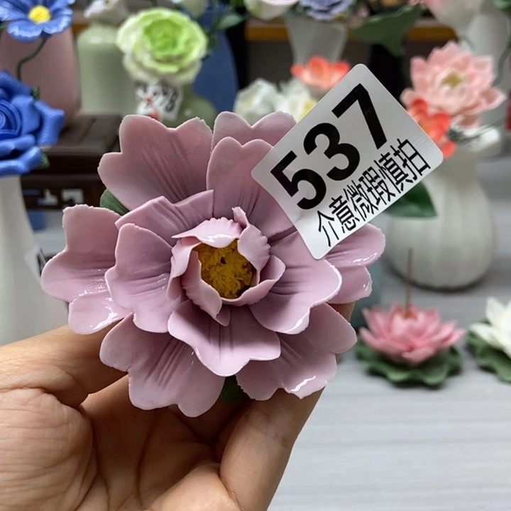 陶瓷手工制作陶瓷花