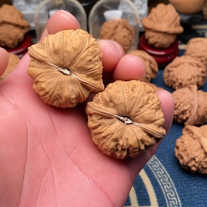 文玩核桃把件南瓜43全