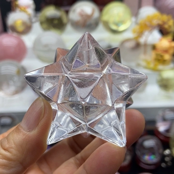 水晶摆件未镶嵌白水晶卡巴