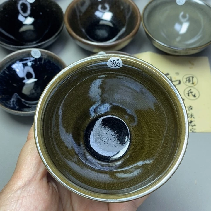 茶盏建窑建盏柴烧主人杯