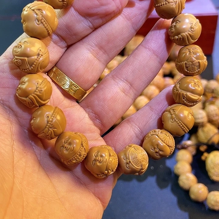 橄榄核吊坠猴头社会弥勒