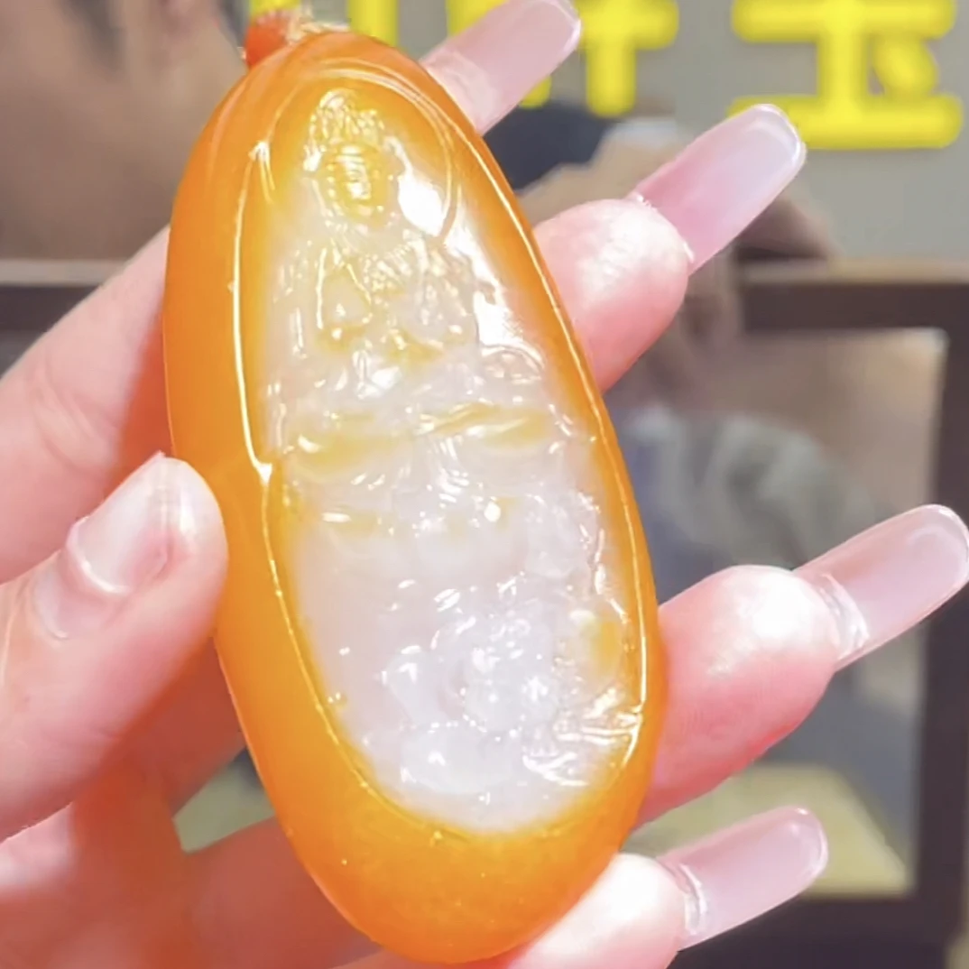 和田玉手把首饰珠宝拍一发一D