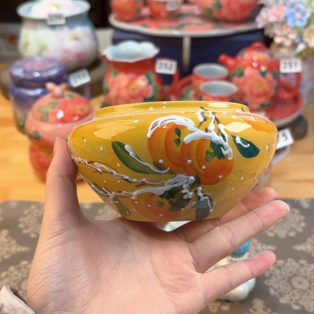 景德镇手绘高温釉下彩陶瓷茶具