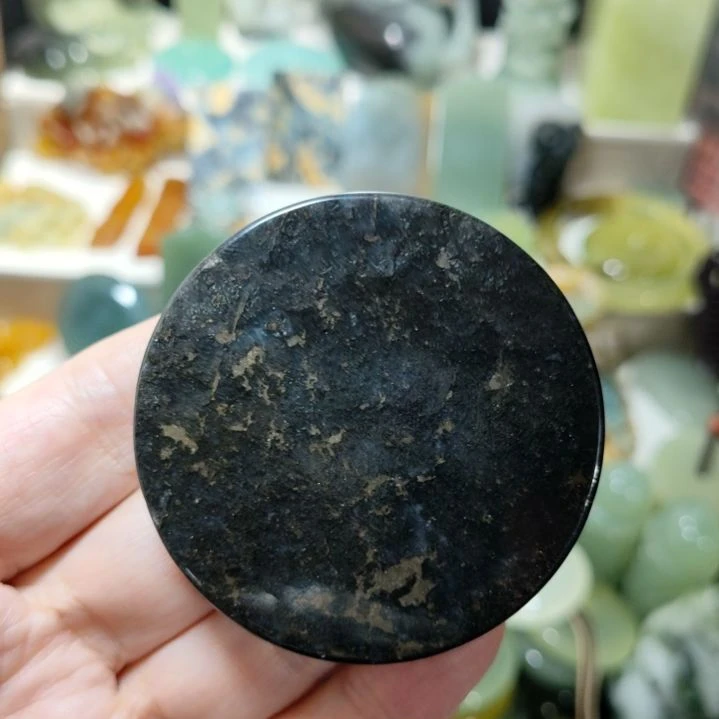 岫玉未镶嵌手把挂坠款式两用